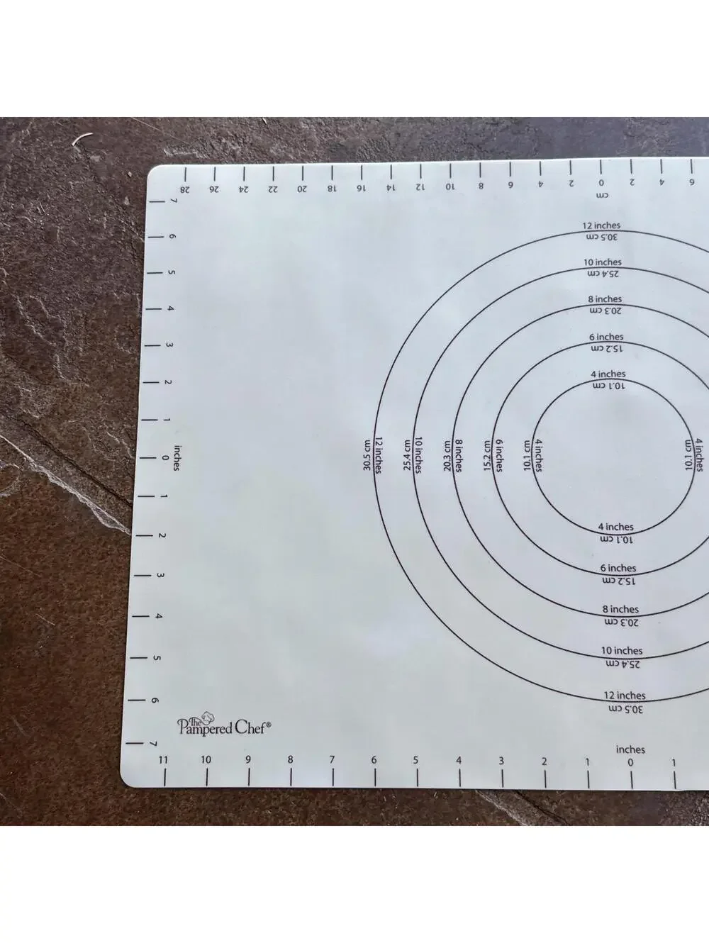 Pampered Chef Silicone Pastry Mat ~ 24 x 16